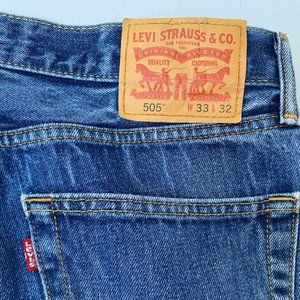 Vintage Levis 505 90s fit baggy jeans